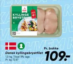 Bilka Dansk kyllingebrystfilet tilbud