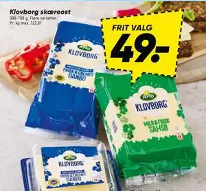 Bilka Klovborg skæreost tilbud