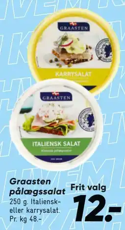 Bilka Graasten pålægssalat tilbud