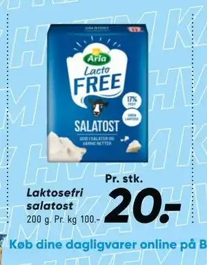 Laktosefri salatost