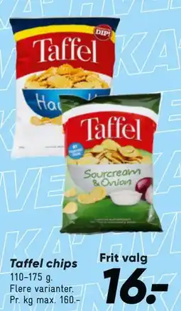 Bilka Taffel chips tilbud