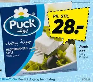 Bilka Puck ost tilbud