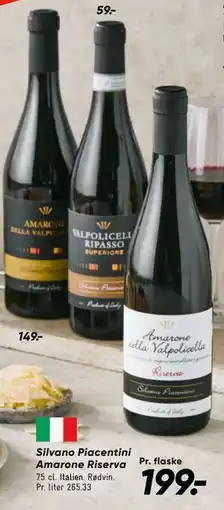 Bilka Silvano Piacentini Amarone Riserva tilbud
