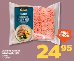Netto Velsmag hakket grisekød 8-12% tilbud