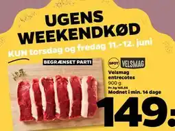 Netto Velsmag entrecotes tilbud