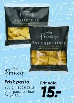 Bilka Princip Frisk pasta tilbud