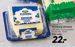 Bilka Klovborg skiveost tilbud