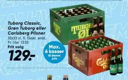 Bilka Tuborg Classic, Grøn Tuborg eller Carlsberg Pilsner tilbud