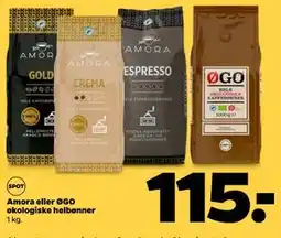 Netto Amora eller ØGO økologiske helbønner tilbud