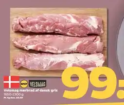 Netto Velsmag mørbrad af dansk gris tilbud
