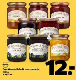 Netto Den Gamle Fabrik marmelade tilbud
