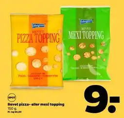 Netto Revet pizza- eller mexi topping tilbud