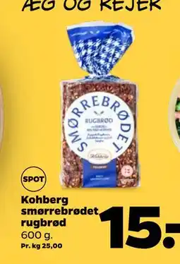 Netto Kohberg smørrebrødet rugbrød tilbud