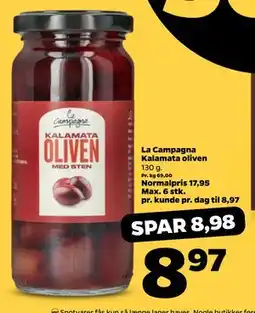 Netto La Campagna Kalamata oliven tilbud