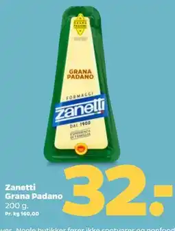 Netto Zanetti Grana Padano tilbud