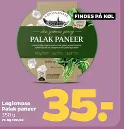 Netto Løgismose Palak paneer tilbud