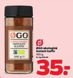 Netto ØGO økologisk instant kaffe tilbud