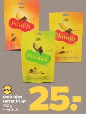 Netto Fruit Dips tørret frugt tilbud