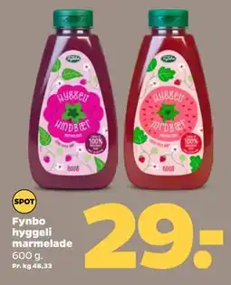 Netto Fynbo hyggeli marmelade tilbud