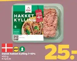 Netto Dansk hakket kylling 7-10% tilbud