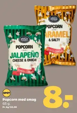Netto Popcorn med smag tilbud