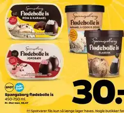 Netto Spangsberg flødebolle is tilbud