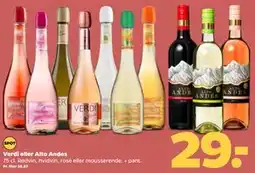 Netto Verdi eller Alto Andes tilbud