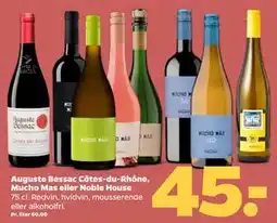 Netto Auguste Bessac Côtes-du-Rhône, Mucho Mas eller Noble House tilbud