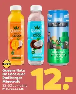 Netto Queens Nata De Coco eller Radlberger Minecraft tilbud