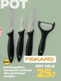 Netto Grøntsagskniv, tomatkniv, urtekniv eller grøntsagsskræller tilbud