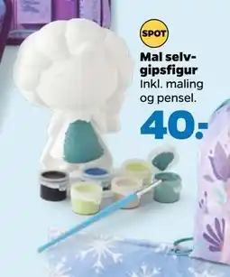 Netto Mal selv-gipsfigur tilbud