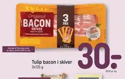 REMA 1000 Tulip bacon i skiver tilbud