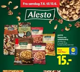 Lidl ALESTO Peanuts eller nøddeblanding, App-pris tilbud