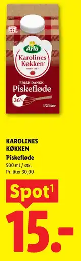 Lidl KAROLINES KØKKEN Piskefløde tilbud