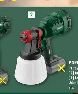 Lidl PARKSIDE [ 2 ] Batteridreven sprøjtepistol 20 V tilbud