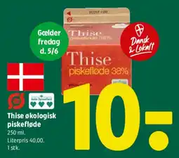 Coop 365 Thise økologisk piskefløde tilbud