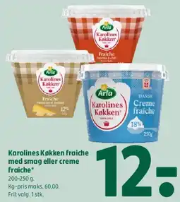 Coop 365 Karolines Køkken fraiche eller creme fraiche tilbud