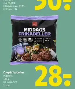 Coop 365 Coop Middags Frikadeller tilbud