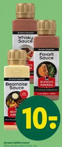 Coop 365 Jensens Køkken sauce tilbud