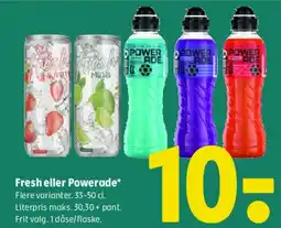 Coop 365 Fresh eller Powerade tilbud