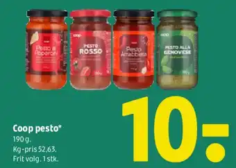 Coop 365 Coop pesto tilbud