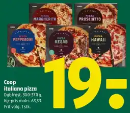 Coop 365 Coop Italiana pizza tilbud