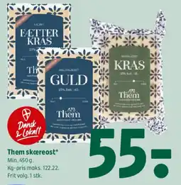 Coop 365 Them skæreost tilbud