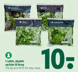 Coop 365 Salat (skyllet og klar til brug) tilbud