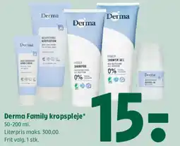 Coop 365 Derma Family kropspleje tilbud