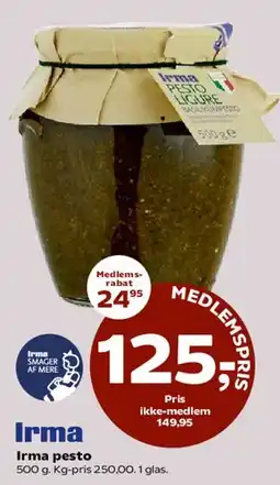 SuperBrugsen Irma pesto tilbud