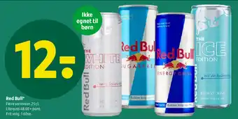 Coop 365 Red Bull tilbud