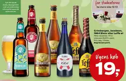 SuperBrugsen Grimbergen, Jacobsen, 1664 Blanc eller Leffe øl tilbud