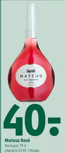 Coop 365 Mateus Rosé tilbud