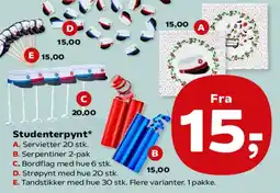 SuperBrugsen Studenterpynt tilbud